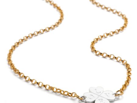 Chambers & Beau Mini Clover Necklace Online Sale