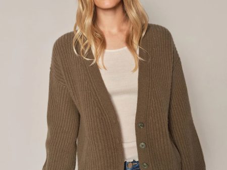 Mos Mosh Wynter V-neck Knit Cardigan - Sea Turtle Online Sale