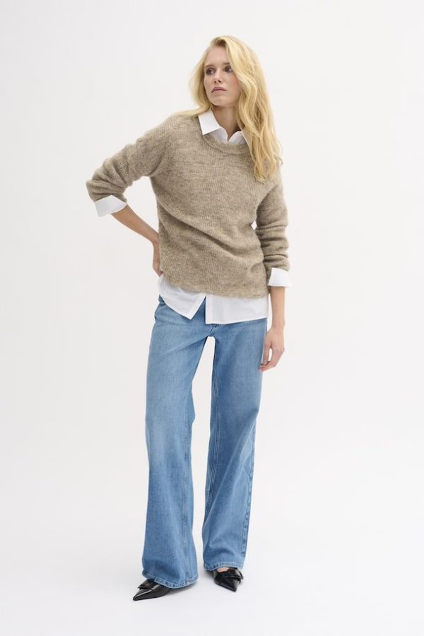 EW The Dune Melange Knit Pullover For Sale