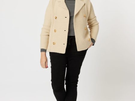 Helen Camel Knit Jacket Supply