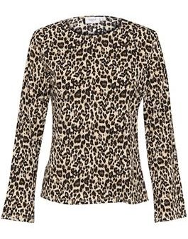 Saint Tropez Iiyssa Blouse - Black Reg Leo For Cheap