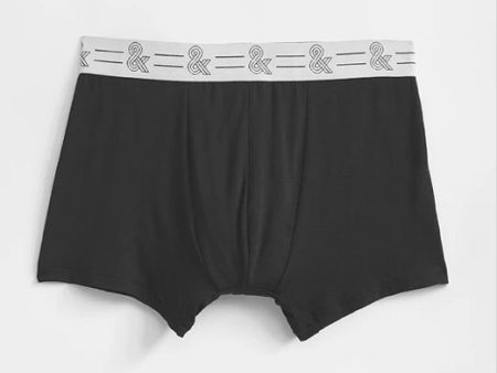 Stripe & Stare Men’s Boxer Briefs Single Pack - Black Cheap