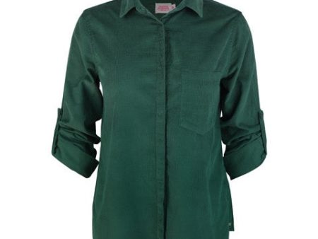 Heather ls classic button shirt forest Online Hot Sale