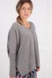 Camille  Long Sleeve Top Dark Grey on Sale