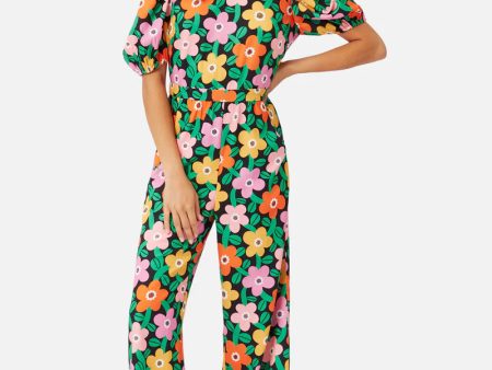 Traffic People Daphne Jumpsuit - Black Hot on Sale