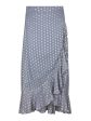 Stardust Mia Wrap Skirt - Grey Metallic For Discount