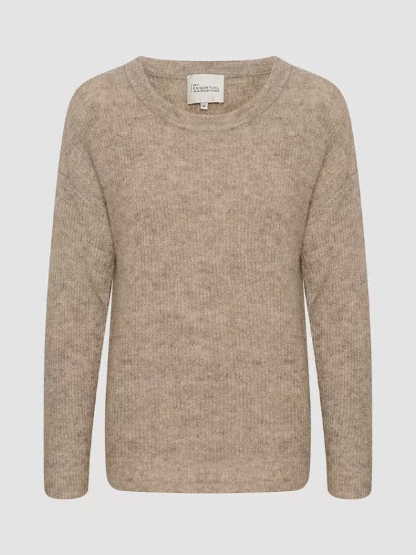 EW The Dune Melange Knit Pullover For Sale