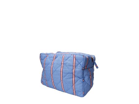 Black Colour Norma Wash Bag - Sky Stripe For Discount