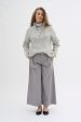 EW Ally Lgrey Melange Knit Pullover For Sale