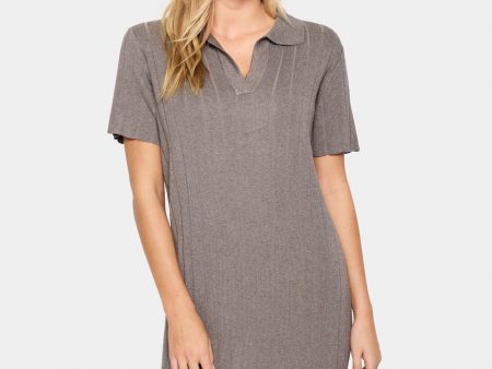 Saint Tropez Fumiko Dress - Iron Melange Cheap