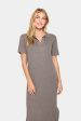 Saint Tropez Fumiko Dress - Iron Melange Cheap