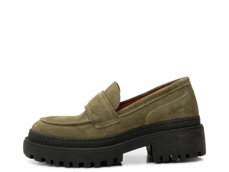 Shoe the Bear Iona Saddle Loafer - Algae Online Hot Sale