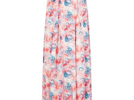 Sirens Franklin Maxi Skirt - Pink Octopus For Discount