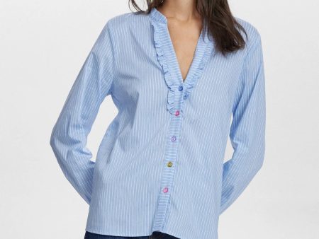 Nunmh NuFarrah Shirt - Granada Sky on Sale