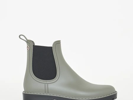 Tanta Druppel rain Boots - Mulled Basil Black Fashion