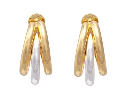 Talis Chains Claw earrings Duo - Silver Gold Online