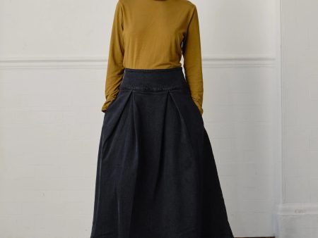 Seventy & Mochi Maddie Skirt - Washed Black Online