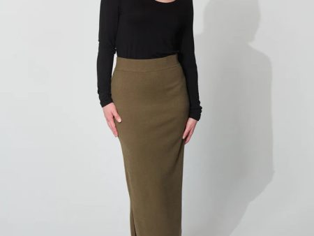 Haven Nikolai Knit Skirt - Fern Online now