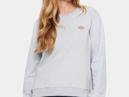 Saint Tropez Fanile Sweatshirt - Pearl Grey Melange Online Sale