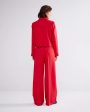 Summum Woman Soft Form Trousers - Red Cheap