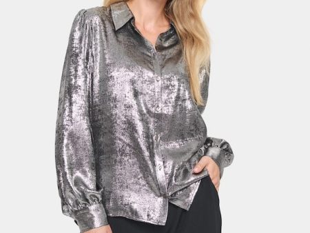 Saint Tropez Hami Shirt - Silver Online Sale