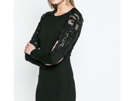 Silvian Heach Medrado Sequin Dress - Black Online now