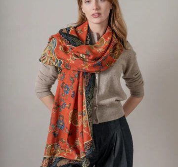 One Hundred Stars Wool Scarf - Dragon Rust Online Sale