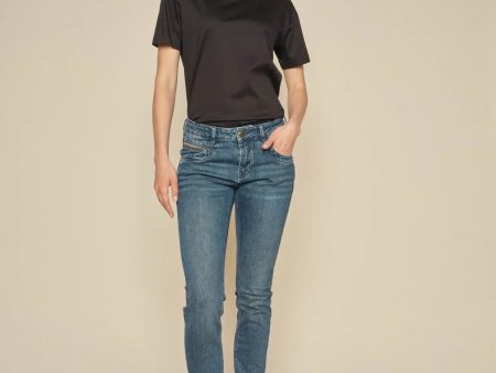 Mos Mosh Naomi Delta Jeans - Blue Sale