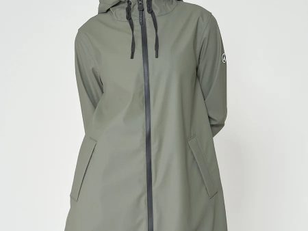 Tanta Nuovola Rain Coat - Mulled Basil Online Hot Sale