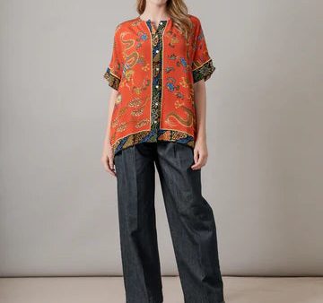 One Hundred Stars Tea Blouse - Dragon Rust Fashion