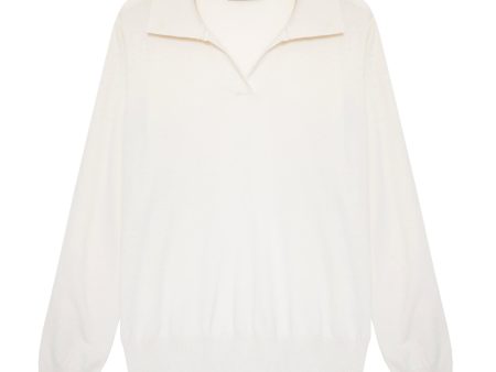 CC Core Collar Cream Jumper on Sale