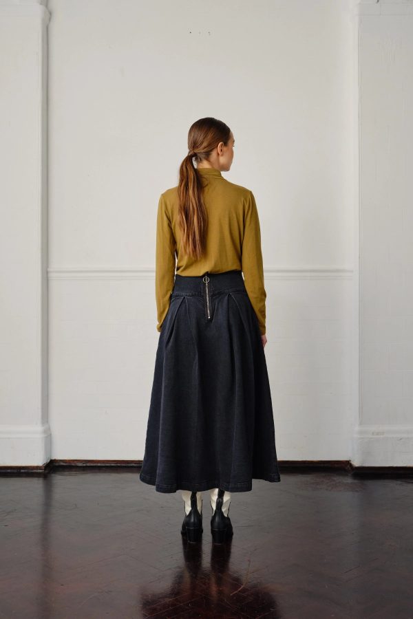 Seventy & Mochi Maddie Skirt - Washed Black Online