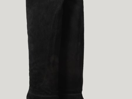 Summum Woman Suede Boots - Black For Cheap