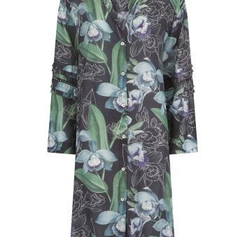 PR uno black orchid shirt dress Supply