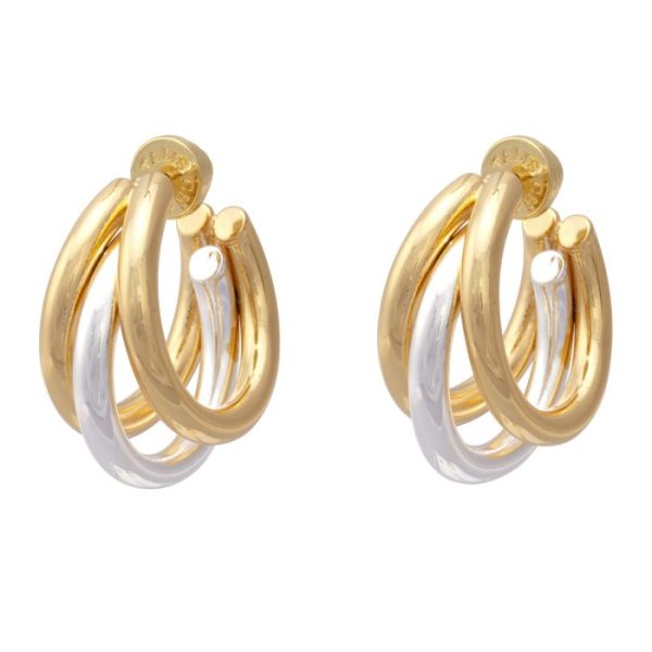 Talis Chains Claw earrings Duo - Silver Gold Online