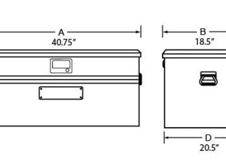 Tradesman Aluminum Flush Mount Truck Tool Box (40in.) - Brite Sale