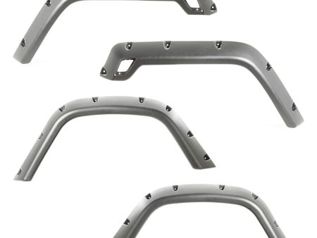 Rugged Ridge 4-Piece Fender Flare Kit 97-06 Jeep Wrangler Fashion