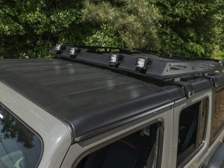 Rugged Ridge Roof Rack with Basket 18-20 Jeep Wrangler JL 4Dr Hardtops For Discount