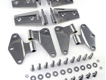 Rugged Ridge 07-18 Jeep Wrangler JK Stainless Steel Door Hinge Kit on Sale