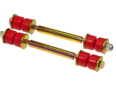 Prothane Universal End Link Set - 5 3 8in Mounting Length - Red Online