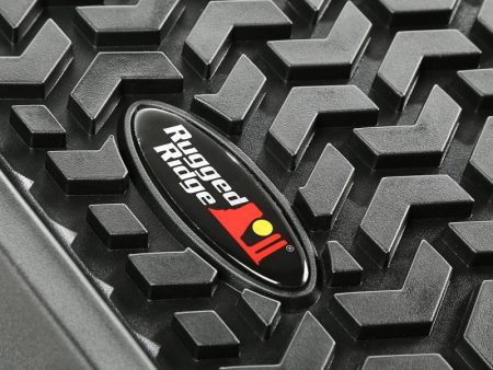 Rugged Ridge Floor Liner Front Black 1997-2006 Jeep Wrangler TJ   LJ Supply