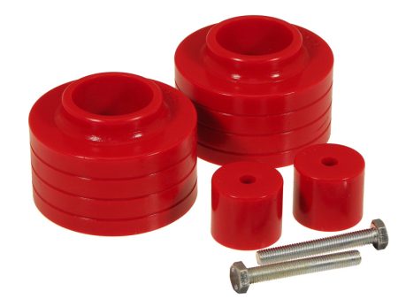 Prothane Jeep TJ 1.5-2in Lift Coil Spring Isolator - Red Cheap