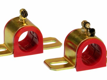 Prothane Universal 90 Deg Greasable Sway Bar Bushings - 32MM - Type B Bracket - Red Online Sale