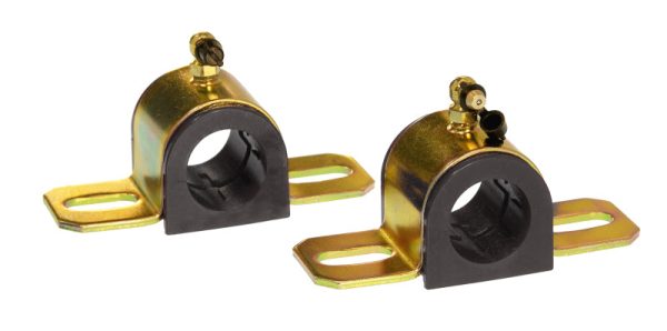 Prothane Universal 90 Deg Greasable Sway Bar Bushings - 29MM - Type B Bracket - Black on Sale