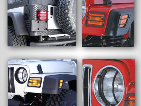 Rugged Ridge Euro Guard Light Kit 97-06 Jeep Wrangler TJ Sale