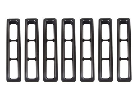 Rugged Ridge Grille Inserts Black 97-06 Jeep Wrangler Fashion