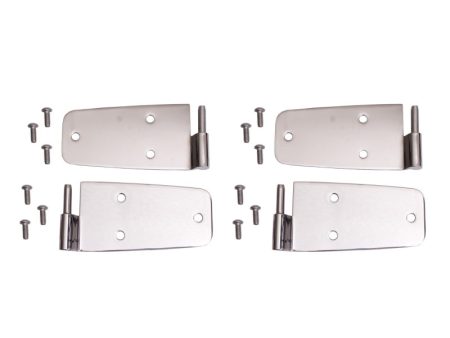 Rugged Ridge 76-93 Jeep CJ   Jeep Wrangler Stainless Door Hinge Kit Online