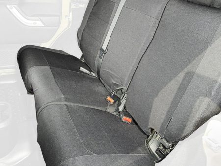 Rugged Ridge E-Ballistic Seat Cover Rear Black 07-10 JK 4Dr Online Hot Sale