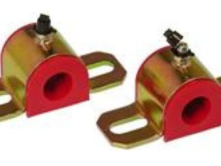 Prothane Universal Greasable Sway Bar Bushings - 29MM - Type B Bracket - Red Fashion