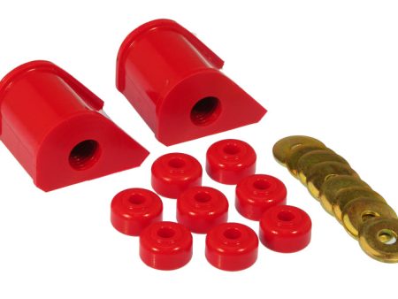 Prothane 86-95 Ford Taurus Rear Sway Bar Bushings - 20mm - Red Online now